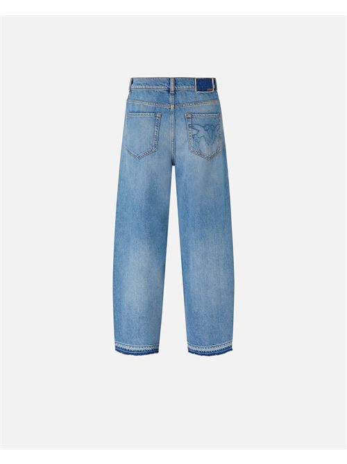 jeans balloon fit con scoloriture Pinko | 103857 A341PJF